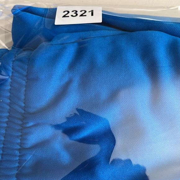 Puma Athletic Training Pants Zippered Leg Blue Size Medium - Picture 11 of 11